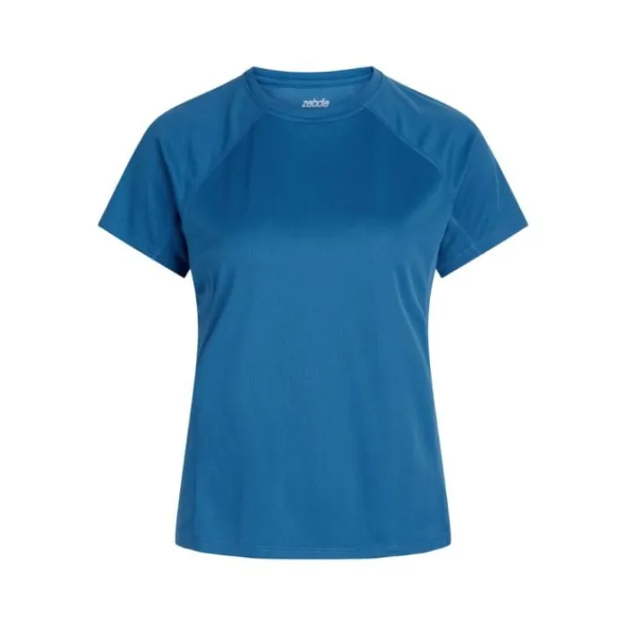 Fashion Zebdia Sports SS Tee Blauw